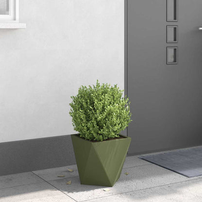 Jardinera Verde Oliva 30 X 30 X 30 Cm Acero_3