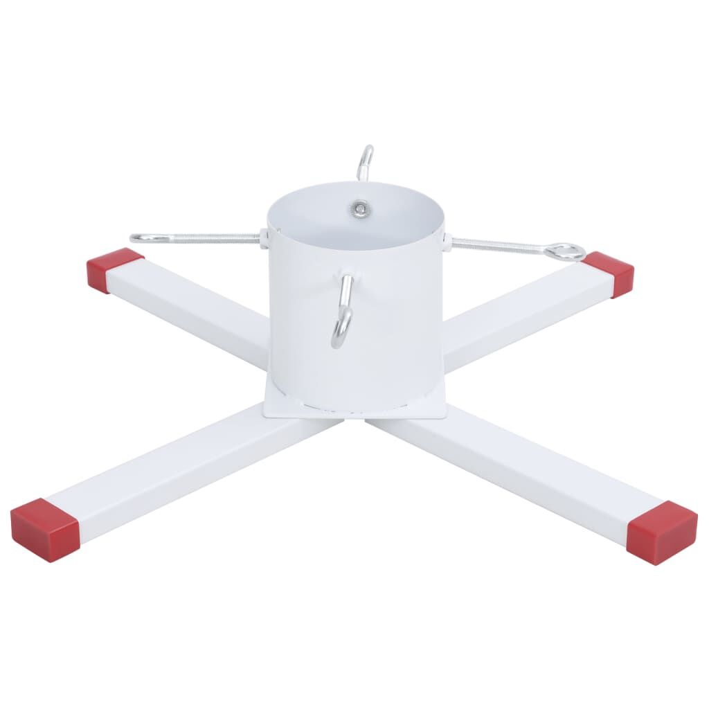 Vidaxl Soporte Para Árbol De Navidad Blanco 61x61x15,5 Cm_3