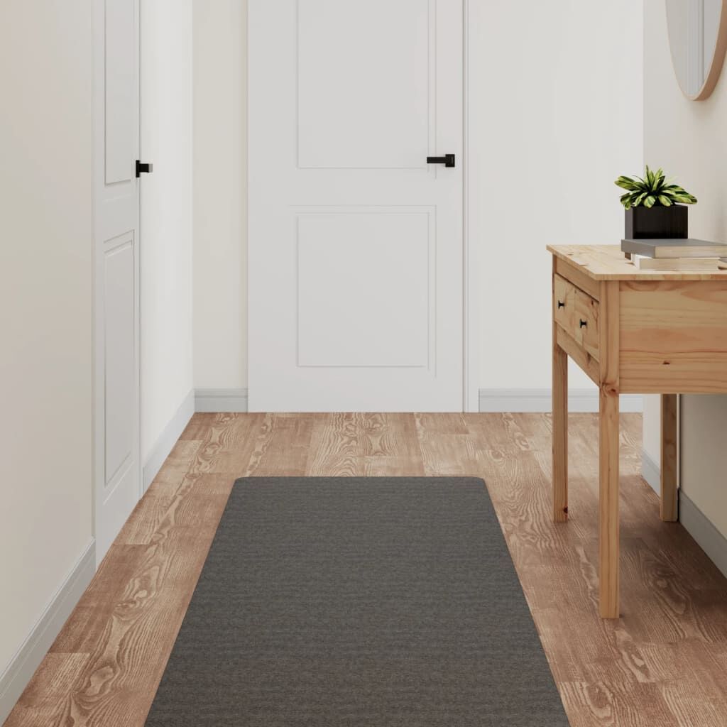 Vidaxl Alfombra De Pasillo Gris Antracita 60x180 Cm_1
