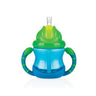 Vaso para Bebé Flip-It™ con doble asa azul  240ml +12M Nûby