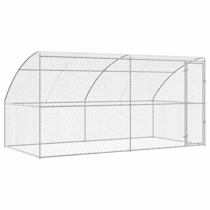 Refugio Para Perros 2 Pcs Plateado 4 X 2 X 2 M_0