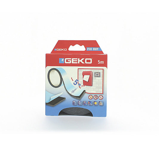 Cinta De Doble Cara Geko Negro 19 Mm X 5 M / Vetonek_0