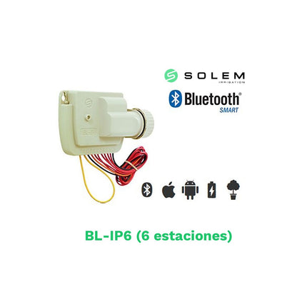 Modulo Solem Bt 6 Estaciones 9v - Control Bluetooth Para Riego Automático_0