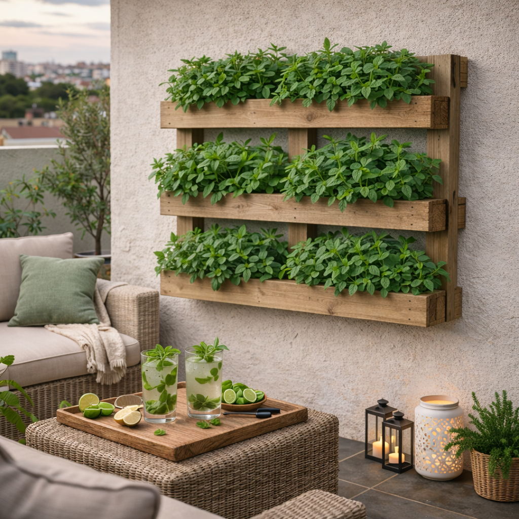 Huerto Urbano Pared Tane Estilo Palet Vidahuerto 120x15x80 Cm._1