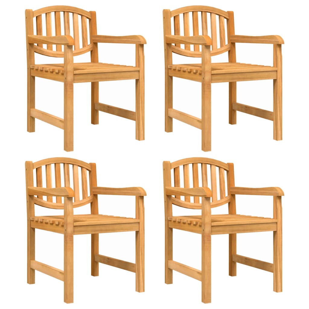 Juego De Comedor Para Jardín 5 Piezas Madera Maciza De Teca / Vetonek_5