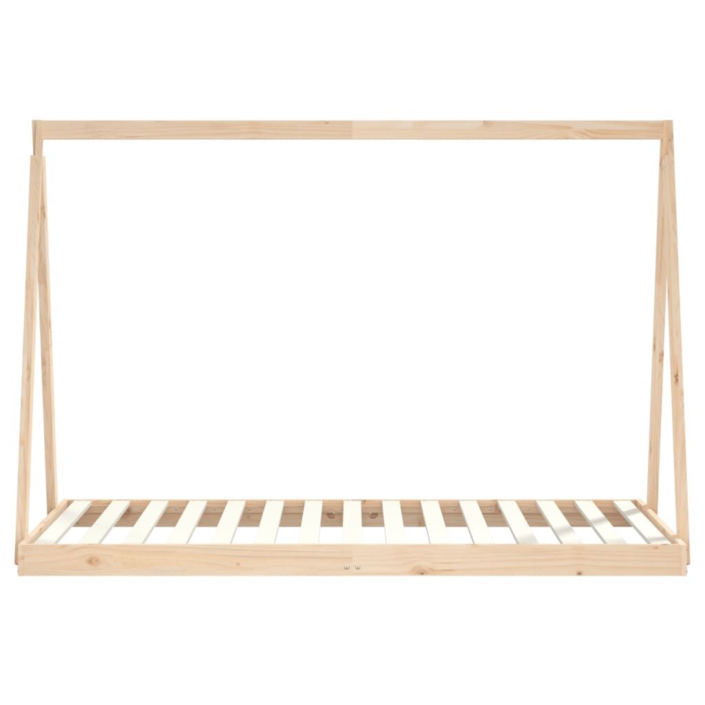 Vidaxl Estructura De Cama Infantil Madera Maciza De Pino 90x190 Cm_3