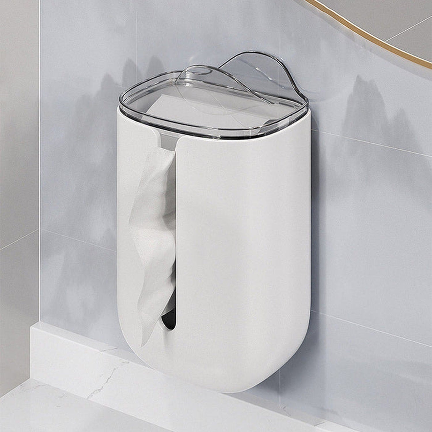 Joybos - Caja Para El Papel Higiénco De Pared Blanco_5