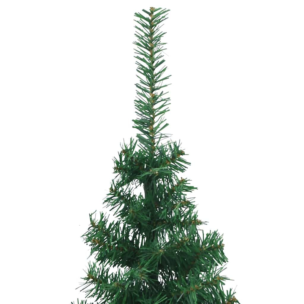 Vidaxl Árbol De Navidad Artificial De Esquina Verde 210 Cm Pvc_4