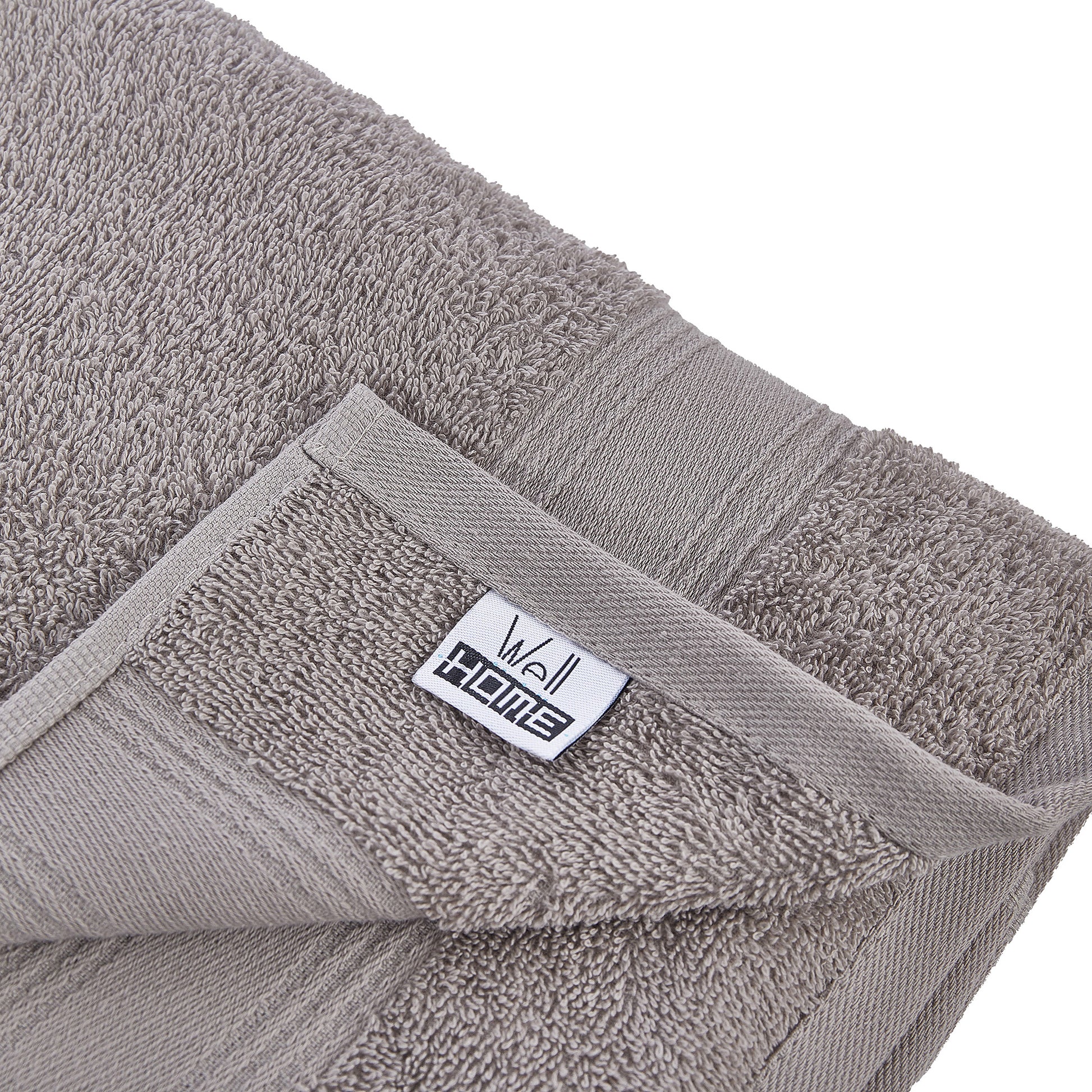 Toalla De Ducha 100% Algodón Topo 140x70 Cm._3