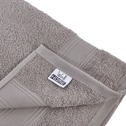 Toalla De Ducha 100% Algodón Topo 140x70 Cm._3