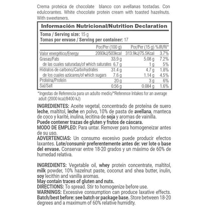 Protein Cream (crema Proteica) - 200g - Chocolate Blanco Con Leche Milkywhey - Deliciosa Crema De Proteín - Masmusculo S_5