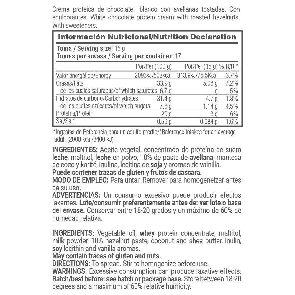Protein Cream (crema Proteica) - 200g - Chocolate Blanco Con Leche Milkywhey - Deliciosa Crema De Proteín - Masmusculo_4