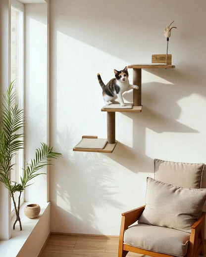 Árbol Para Gatos Duna Para Trepar, Rascar Y Afilar Uñas_4