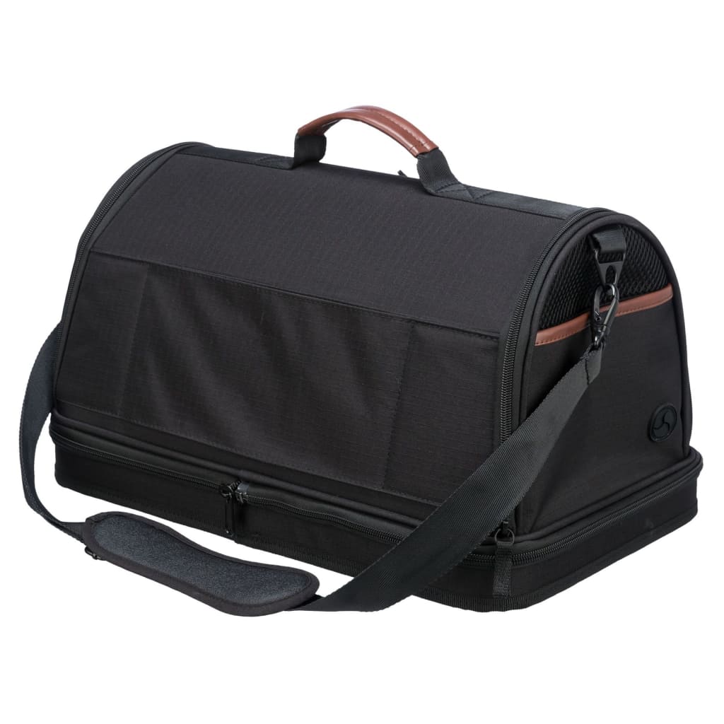 Trixie Bolso Para Transporte Aéreo De Perros Gate Negro 45x28x25 Cm_4
