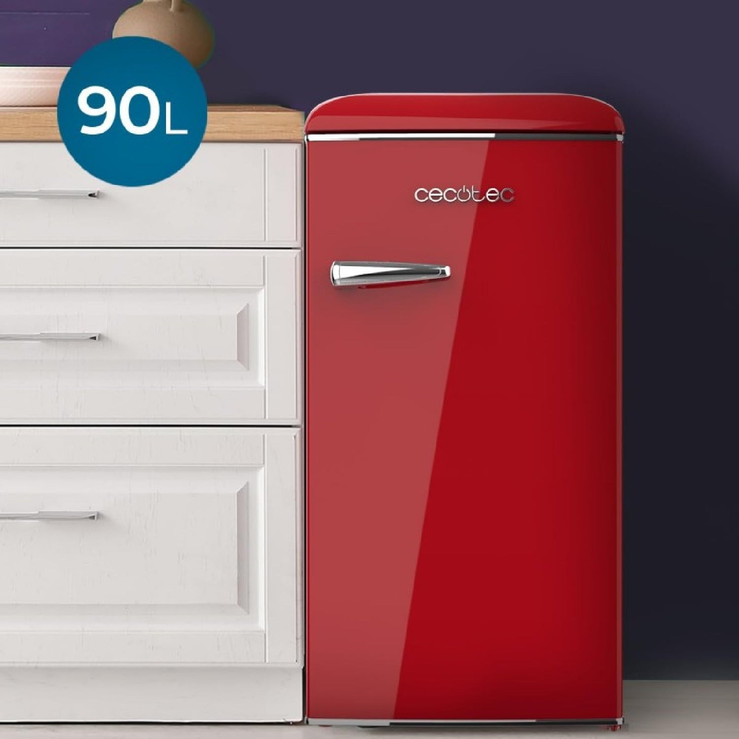 Cecotec Frigorífico Retro Bolero Coolmarket Tt Origin 90 Red_2