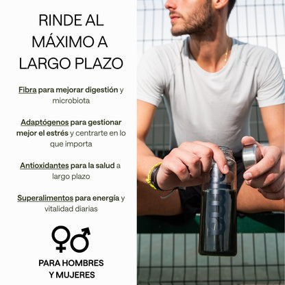 Alma® Batido Diario Espirulina Premium 300g | Complemento Alimenticio Con Adaptógenos, Prebióticos Y Vitaminas_5