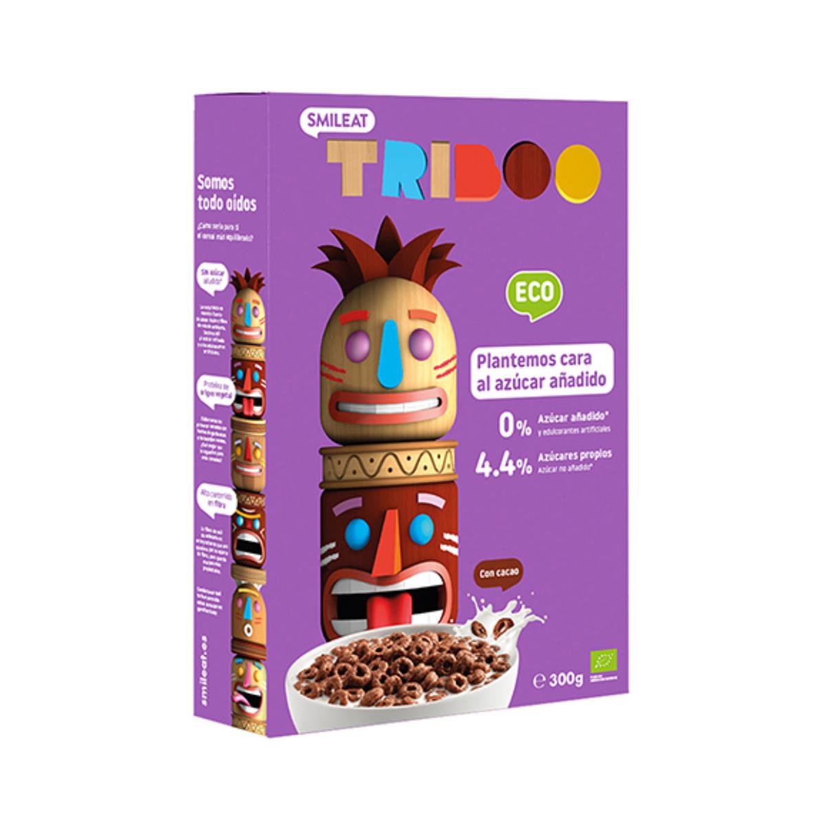 Cereales desayuno sabor chocolate ECO 300g, Triboo