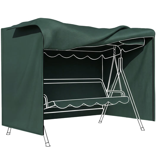 Outsunny Funda Columpios Jardín Con Cremallera Cubierta Muebles De Exterior_0