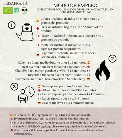 Infusión De Rooibos Naranja Ecológica En Pirámides | Calidad | Frisafran 15 Uds_5