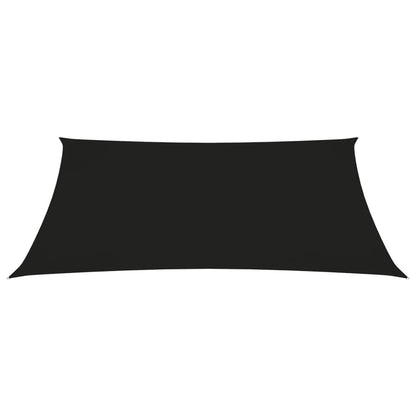 Vidaxl Toldo De Vela Trapezoidal De Tela Oxford Negro 3/5x4 M_1