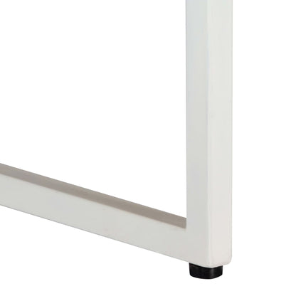 Mesa De Centro De Madera Maciza De Mango 110x110x36 Cm_3
