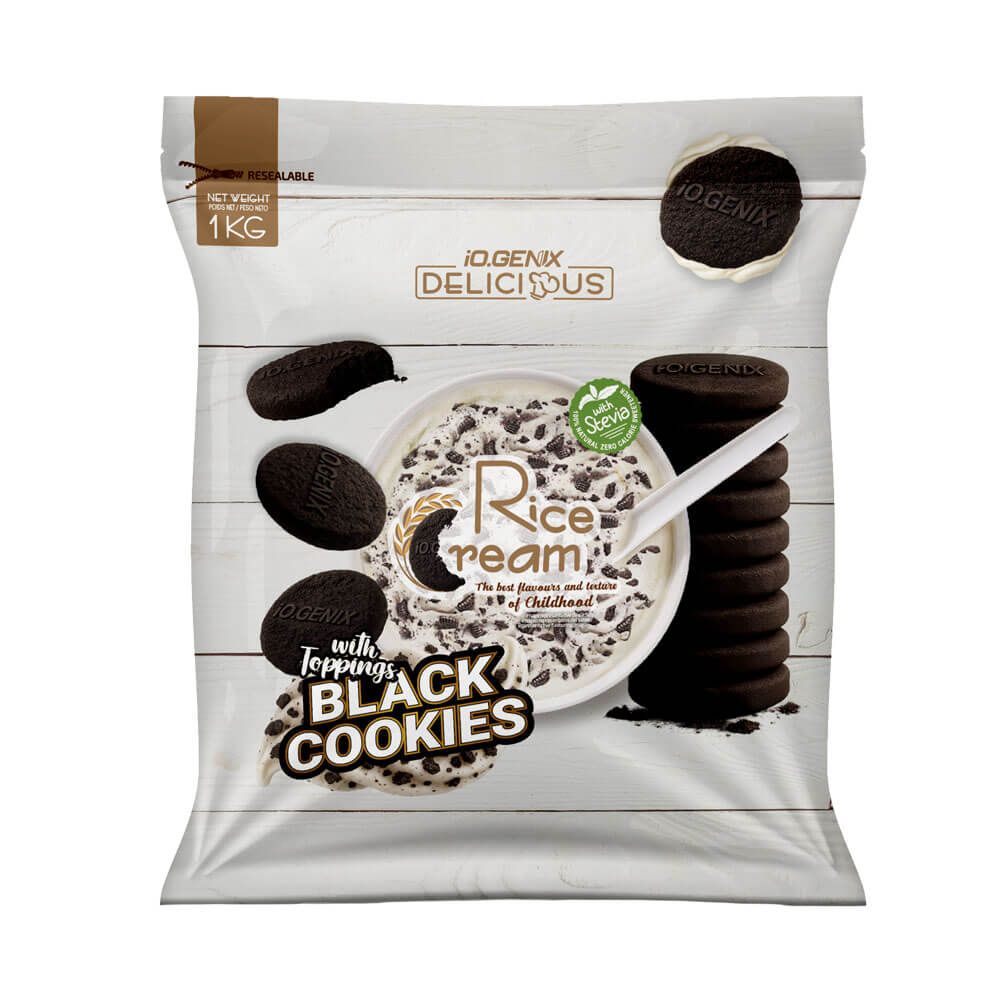 Rice Cream (crema De Arroz) - 1kg - Black Cookies - Harina De Arroz - Io.genix_0
