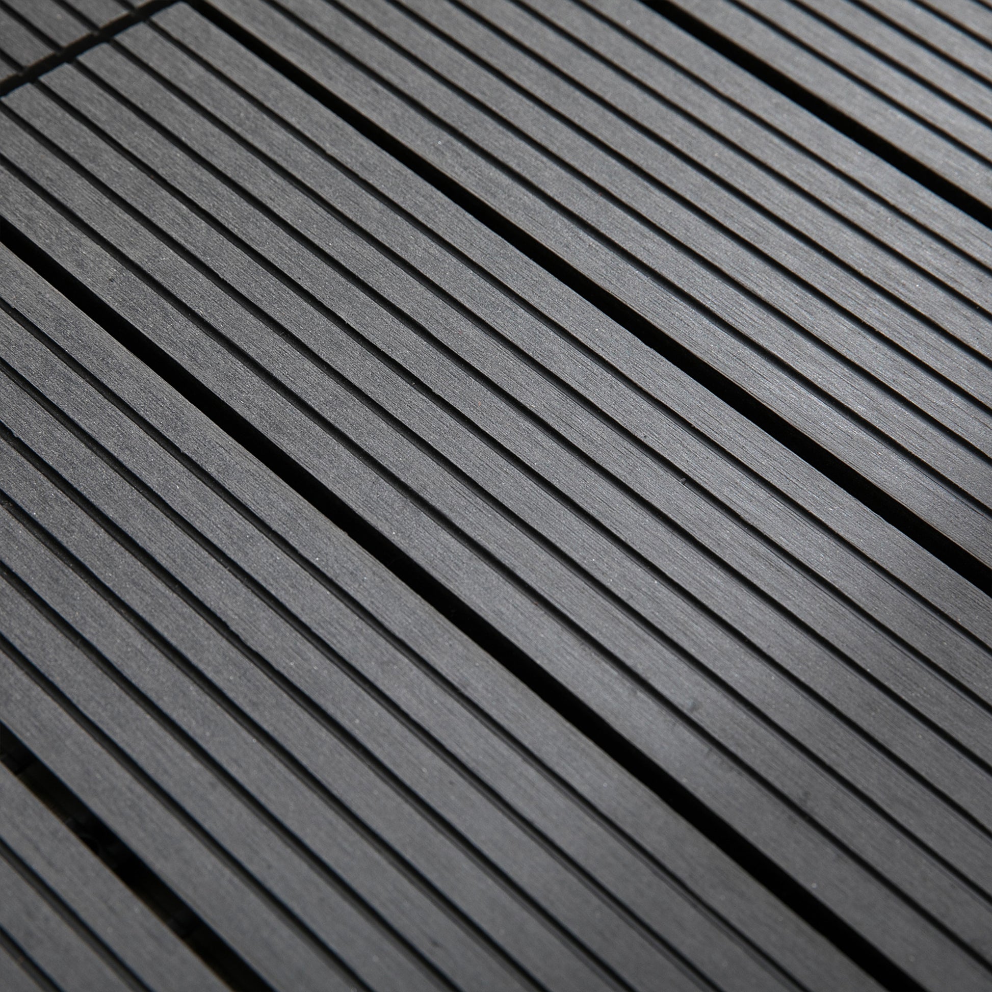 Outsunny Set De 11 Piezas Baldosas De Exterior 30x30 Cm 1 M² Para Jardín Gris_3