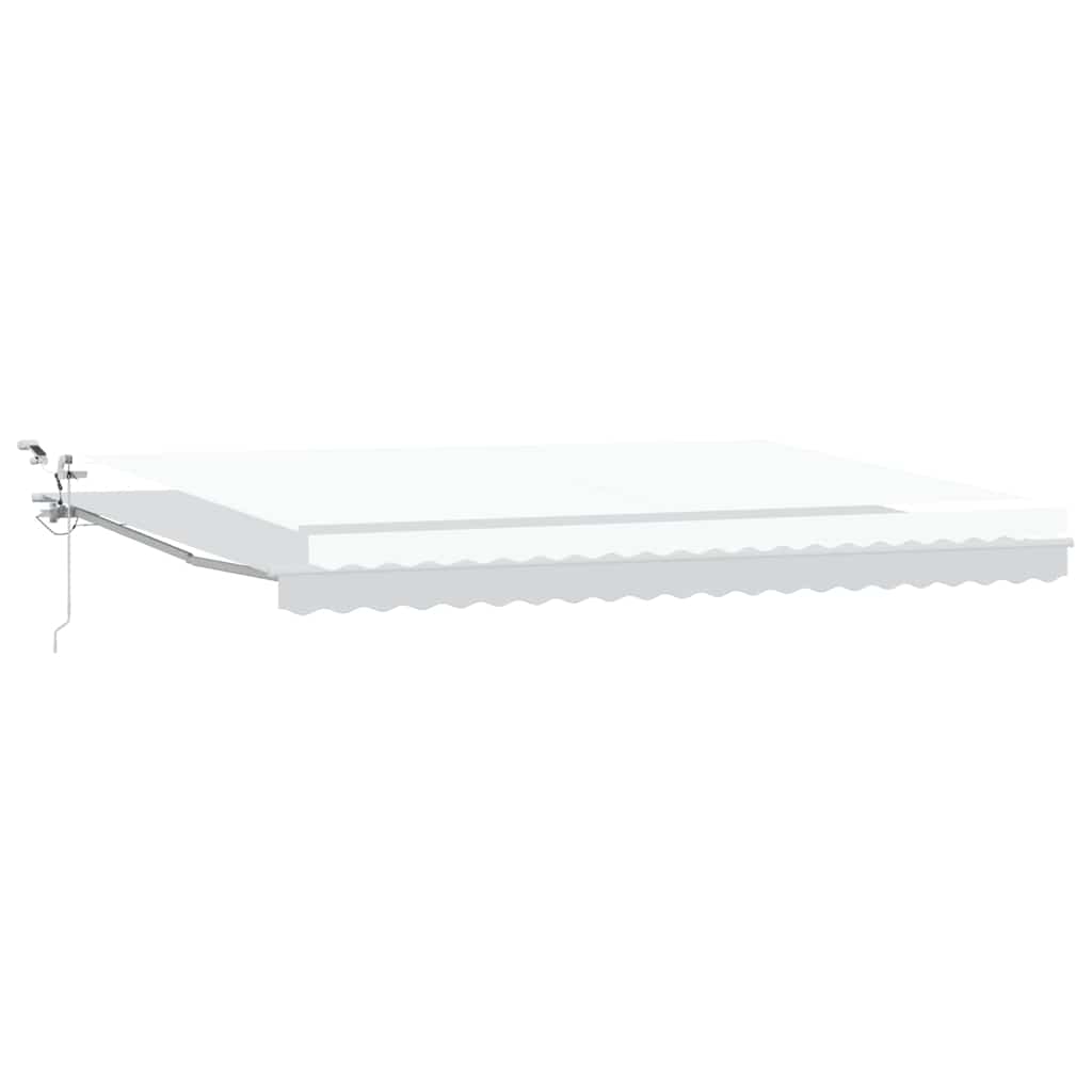Toldo Retráctil Blanco 500 X 300 Cm Poliéster_0