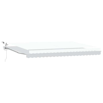 Toldo Retráctil Blanco 500 X 300 Cm Poliéster_0