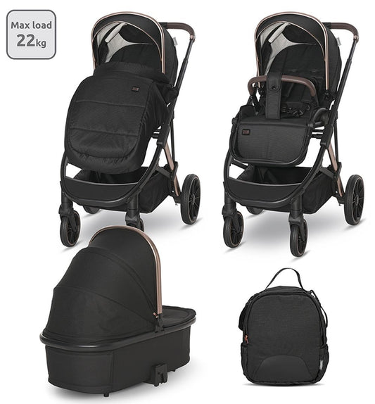 Carrito De Bebé Duo Aria Hasta 22 Kg Black_0