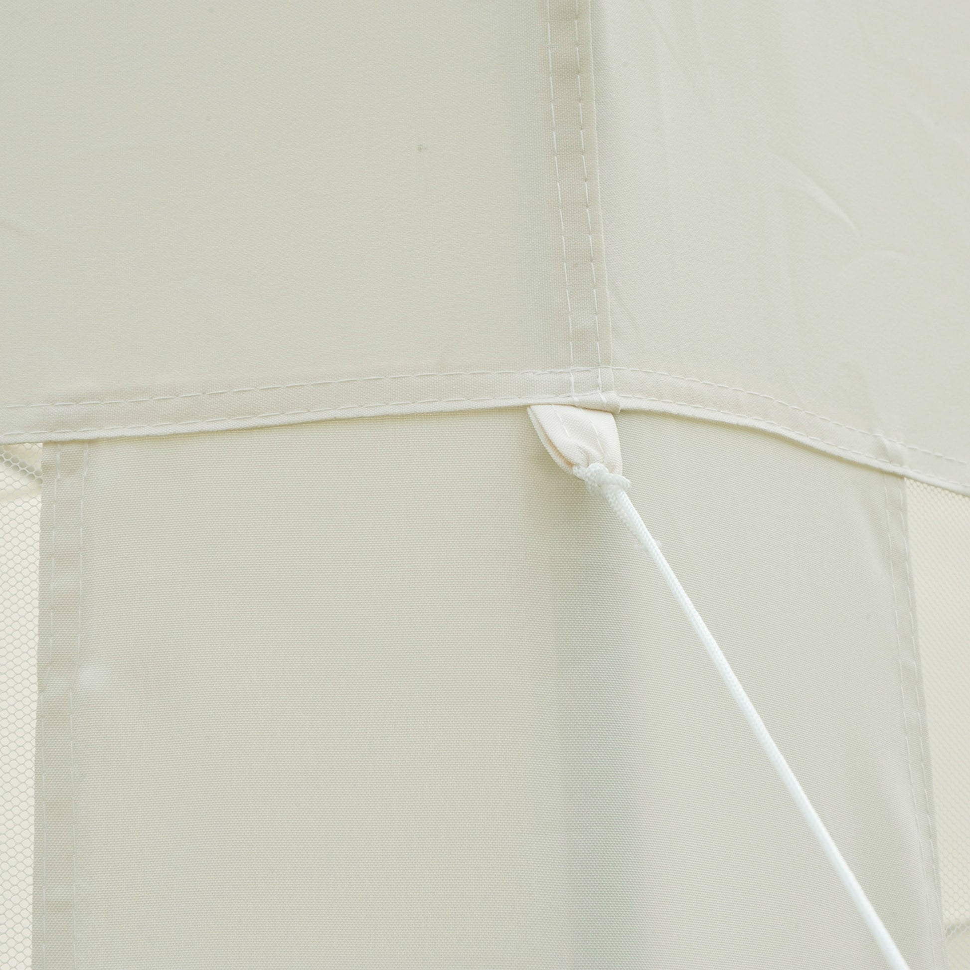 Outsunny Carpa Jardín Cenador Hexágonal Pabellón Gazebo Con Mosquitera 3 Color_4