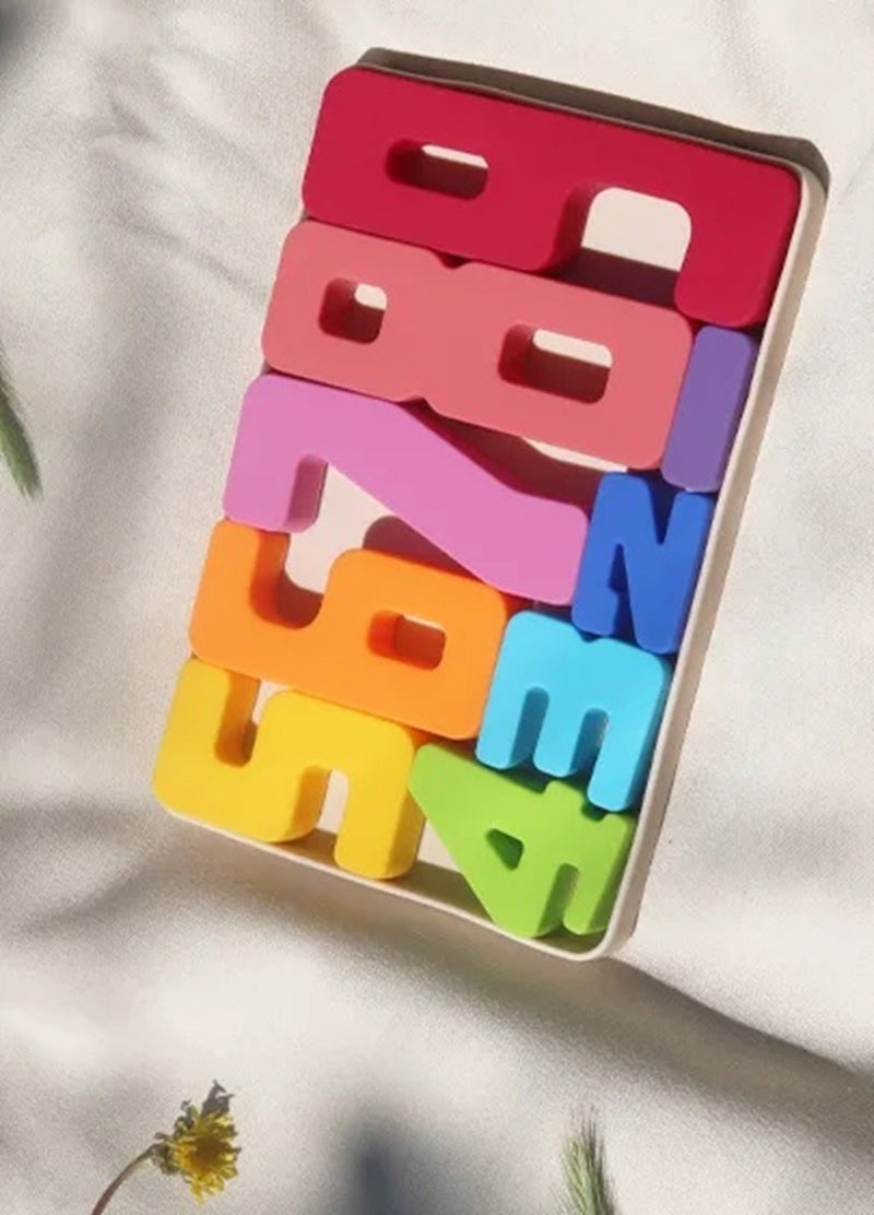 Rompecabezas Numérico Educativo Para Bebé De Silicona Orgánica Althea Living Multicolor_5
