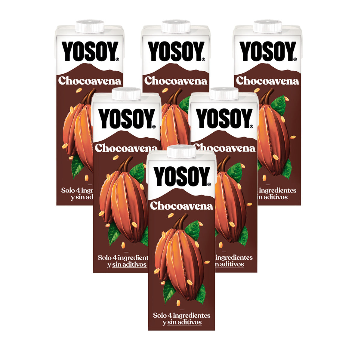 Pack 6 Uds Bebida De Choco Avena YOSOY 1L En Planeta Huerto pack-6-uds-bebida-de-choco-avena-yosoy-1l-en-planeta-huerto