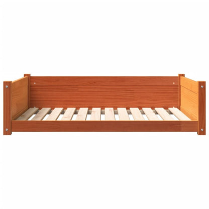 Vidaxl Cama Para Perros Madera De Pino Marrón Cera 105,5x75,5x28 Cm_4
