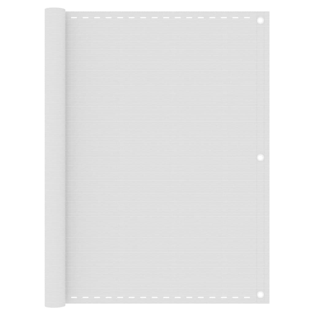 Vidaxl Toldo Para Balcón Hdpe Blanco 120x400 Cm_0