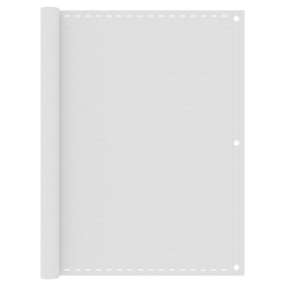 Vidaxl Toldo Para Balcón Hdpe Blanco 120x400 Cm_0