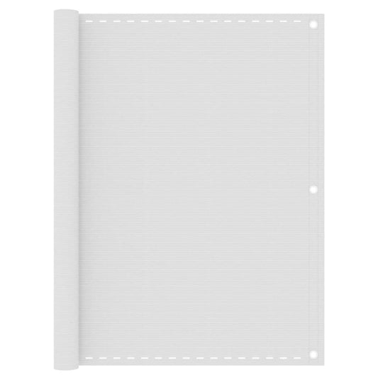 Vidaxl Toldo Para Balcón Hdpe Blanco 120x400 Cm_0