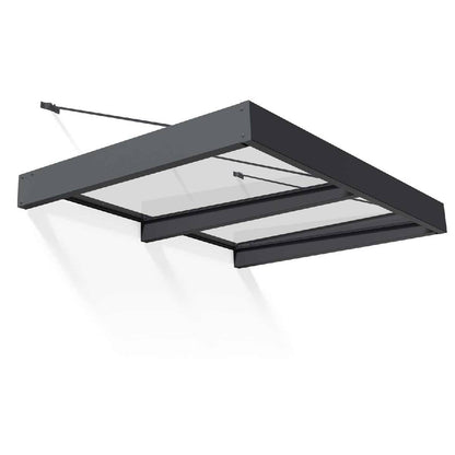 Marquesina para puerta Sophia XL 140x192 cm transparente Canopia