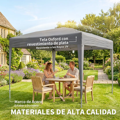 Outsunny Carpa Plegable 3x3 M_3