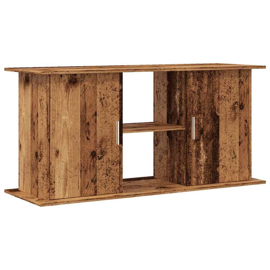 Vidaxl Soporte Para Acuario Madera Ingeniería Envejecida 121x41x58 Cm_0