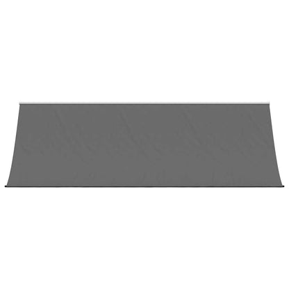 Toldo Retráctil De Tela Y Acero Gris Antracita 350x150 Cm_2