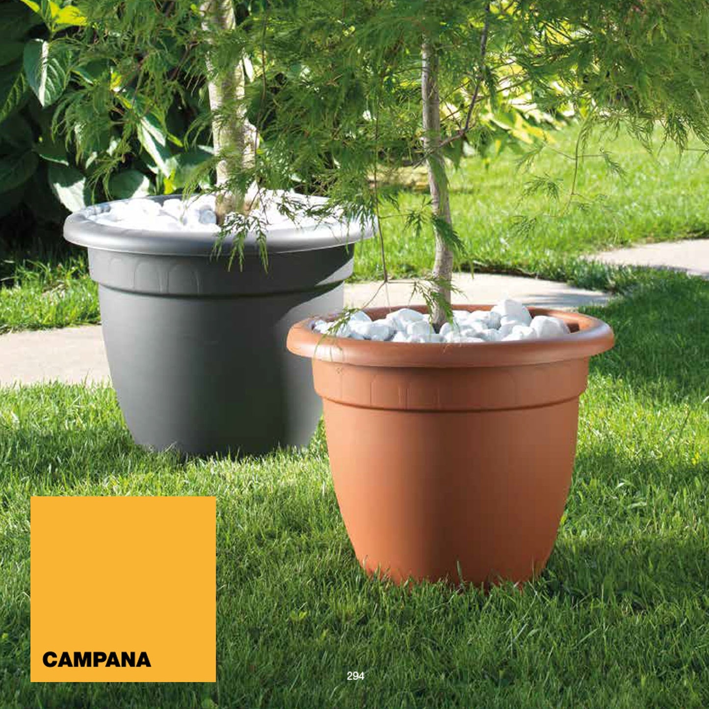 Maceta En Forma De Campana Ø Cm 30 Terracota_1