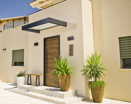 Marquesina para puerta Sophia 95x215 cm transparente Canopia