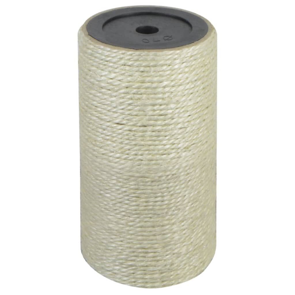 Vidaxl Poste Rascador Para Gatos 8x15 Cm 10 Mm Beige_0