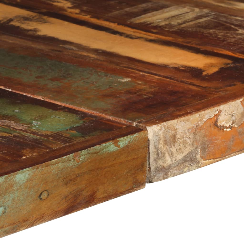 Mesa De Comedor De Madera Maciza Reciclada 140x140x75 Cm_3