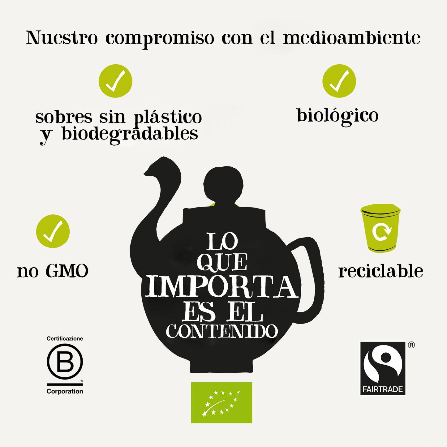 Té Verde con Limón Bio Cupper 20 bolsitas