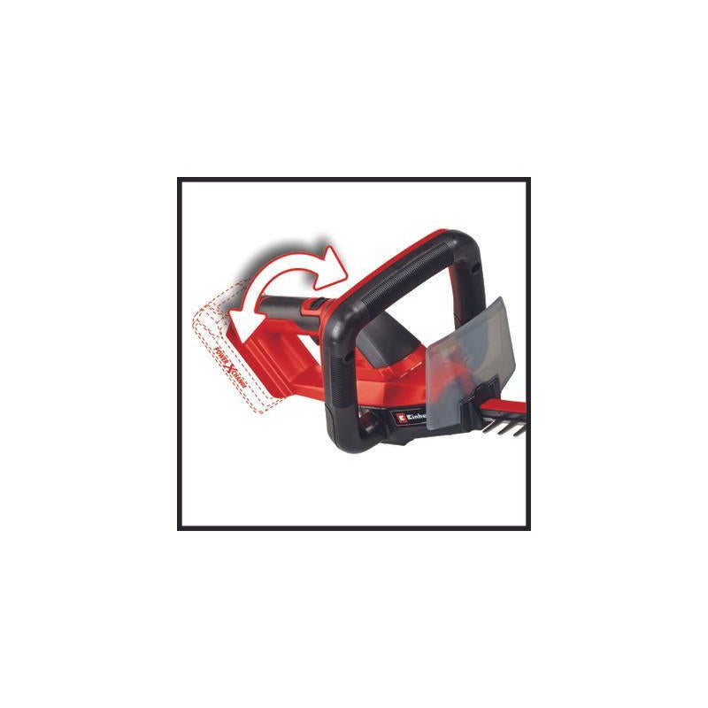 Cortasetos Inalámbrico Einhell Gc-ch 18/50 Li-solo Rojo/negro_3
