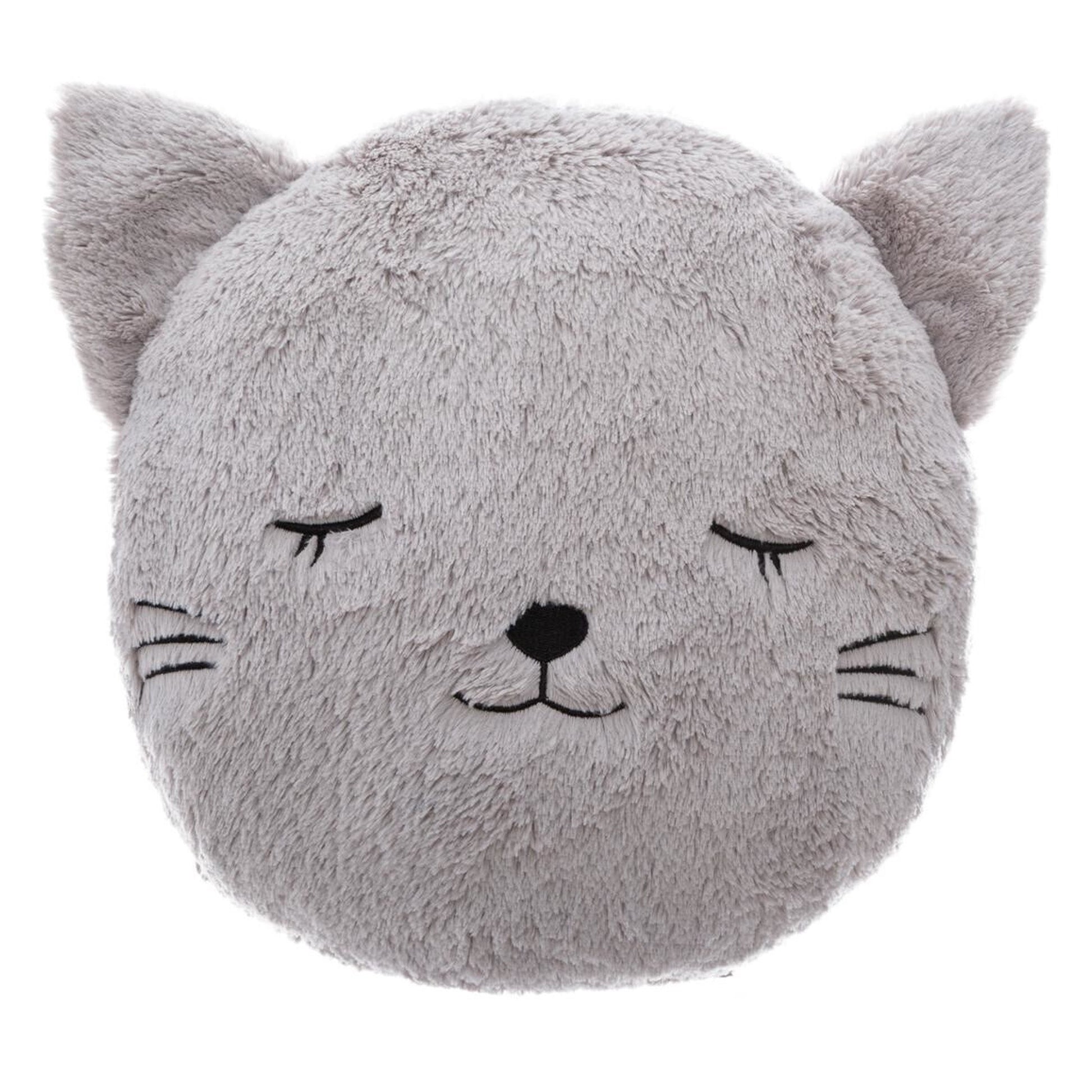 Wellhome Cojín Redondo Piel De Gato