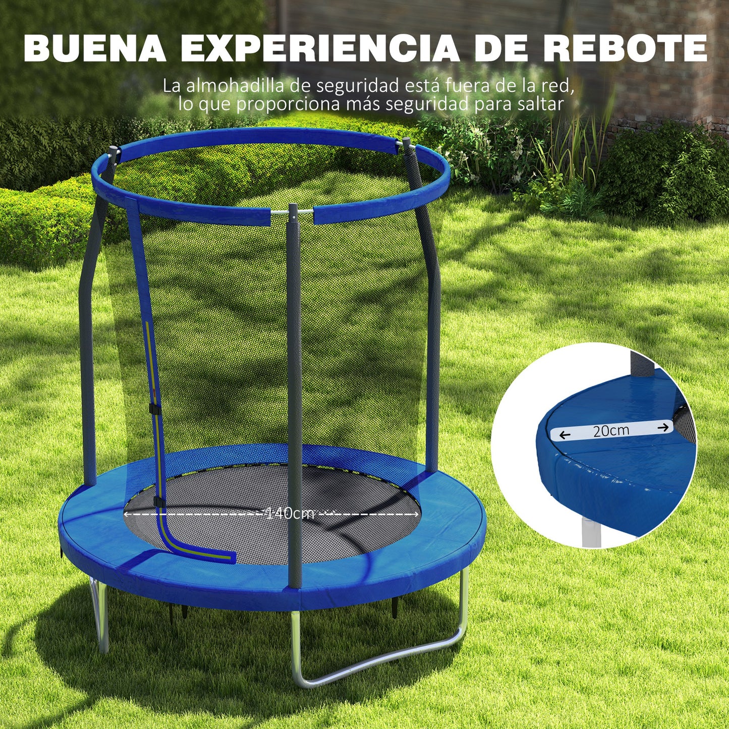 Sportnow Cama Elástica Infantil Ø183 Cm_4