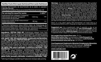 Zumub Collagen + Hyaluronic Acid 90 Capsules